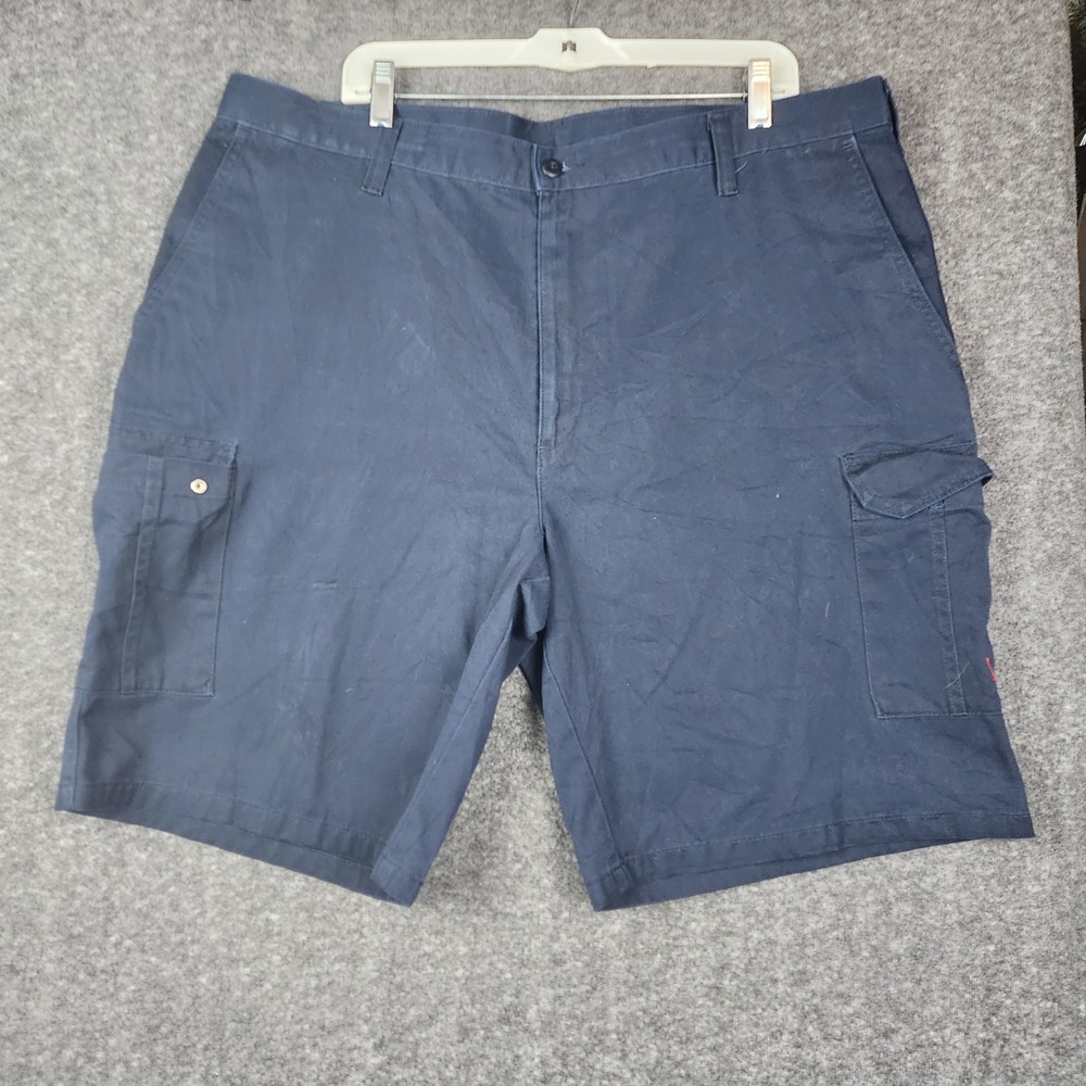 Cintas Cargo Shorts Mens 42 Navy‎ Blue ComfortFLEX Workwear Utility 370-20